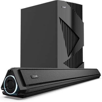 boAt Bar 1550 Pro w/ Exquisite Design, LEDs & Master Remote Control 160 W Bluetooth Soundbar(Pebble Black, 2.1 Channel)