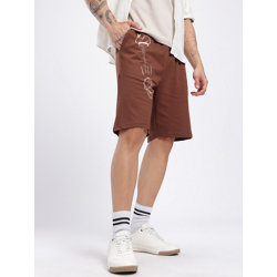 Disney by Glitchez Men Donald Duck Print Relaxed Shorts