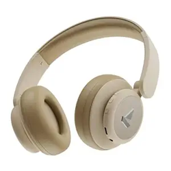 boAt Rockerz 450, 15 HRS Battery, 40mm Drivers, Padded Ear Cushions, Integrated Controls, Dual Modes, On Ear Bluetooth Headphones, Wireless Headphone with Mic (Hazel Beige)