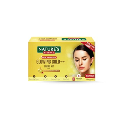 NATURES ESSENCE Glowing Gold Facial Kit Gel 3 Use, Multiple, 4 Count, 20G