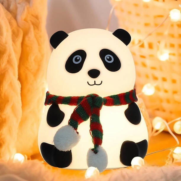 Raregets Cute Panda,USB Rechargeable, 7-Colors Changing...