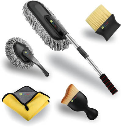 rich mart Microfiber Vehicle Washing Duster(Pack Of 5, 800 GSM)