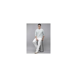 Men Striped Regular Fit Crew-Neck T-Shirt