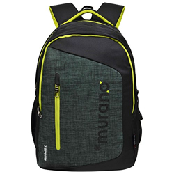 Murano Matrix 26 LTR Laptop Backpack for 15.6 inch Laptop and Polyester Water Resistance Backpack for Men and Women- Olive Green