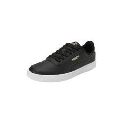 Puma Womens Shuffle Kikcsma WNS V2 White-Team Gold-Black Sneaker - 3 UK (40165501)
