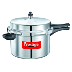 Prestige Popular Aluminium Pressure Cooker, Silver,8.5 litre