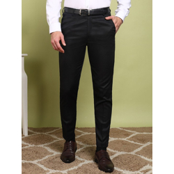  FUBAR Men Solid Regular Fit Trousers