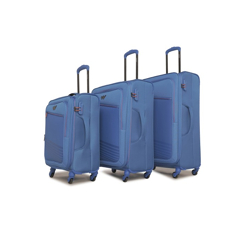 Wildcraft Unisex Crux_Trolley Set of 3 Trolley Suitcases - Cabin, Medium & Large