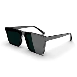 ARZONAI Retro Square Wayfarer Light Weight Uv Protection Classic Non-Polarized Sunglasses For Men And Women Unisex Mat Black (Free Size)