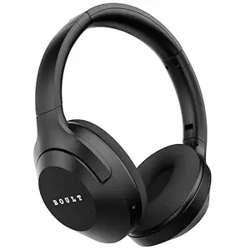 Boult Newly Launched Flex Headphones Bluetooth Wireless with 70H Playtime, 40mm Bass Driver, Zen ENC Mic, Type-C Fast Charging, 4 EQ Modes, Bluetooth 5.4, IPX5 headphones wireless with mic (Jet Black)