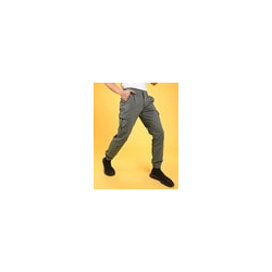 Slim Fit Flat-Front Cargo Pants