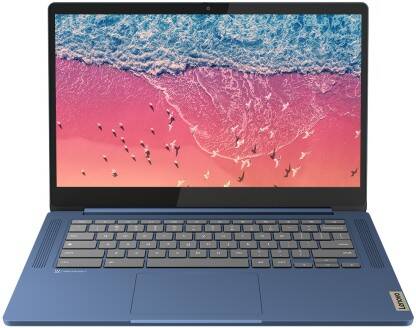 Lenovo Chromebook MediaTek Kompanio 520 - (8 GB/128 GB EMMC Storage/Chrome OS) 14M868 Thin and Light Laptop(14 inch, Abyss Blue, 1.3 Kg)