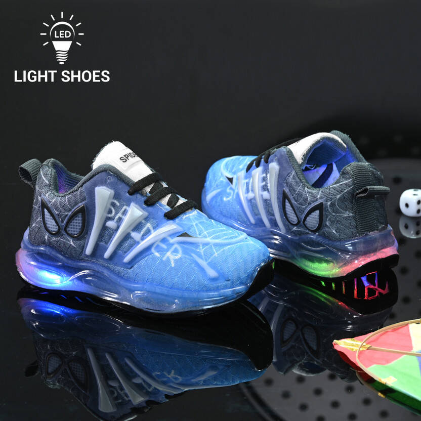 Lace Walking Shoes For Boys & Girls(Blue, 2-2.5 YEARS)
