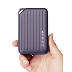 Ambrane Line 10 Purple 10000mAh 22.5w Compact USB-C Power Bank