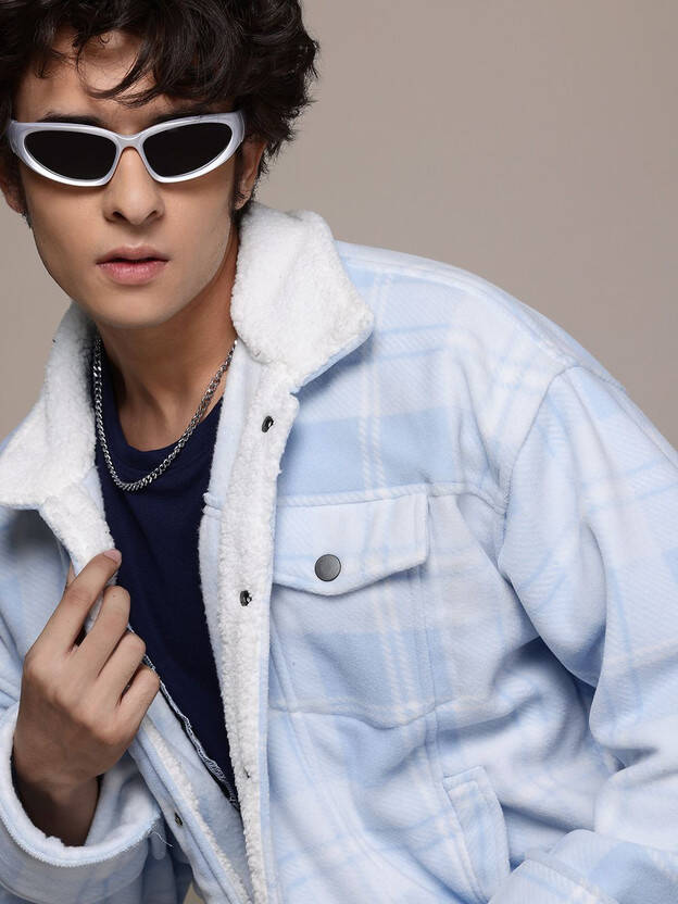 Men Checkered Tailored Jacket
