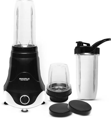 MAHARAJA WHITELINE Mx-280 400 W Mixer Grinder(Express Blend /MX-280 | 3 Jars | Black, White)