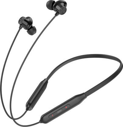 Aroma NB120 Amaze Upto 50 Hours* Playtime, Fast Charging, Dual Pairing Neckband Bluetooth(Magico Black, In the Ear)