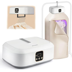 Pivdo Electric Cloth Warmer - Portable Cloth Warming Machine for Home, Warming Bag, and Towel Rack - Automatic Wet Clothing Air Warmer,White,Acrylonitrile Butadiene Styrene