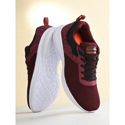 Roadster The Life Co. Men BORDO Mesh Abzorb Walking Shoes