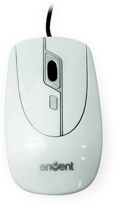 Envent Honeybee Wired Ambidextrous Optical Mouse(USB 2.0, White)