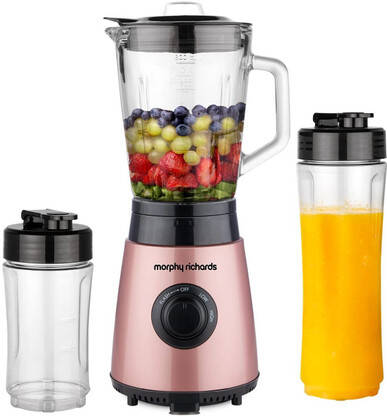 Morphy Richards blender mixer grinder 400 W Juicer Mixer Grinder(Blendexpert | 2 Jars | Rose Gold)