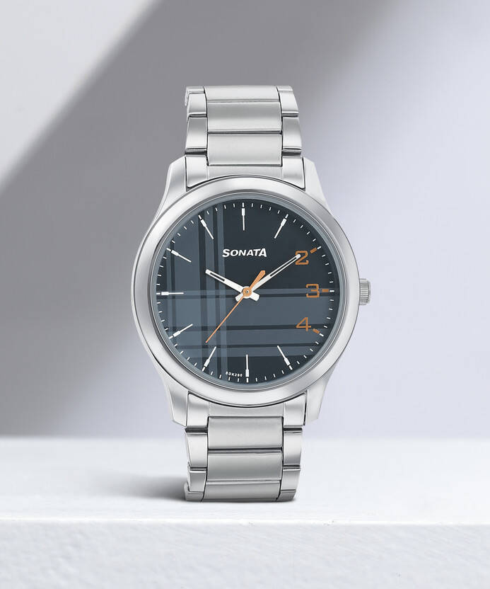 SONATA Analog Watch - For Men 77106SM04