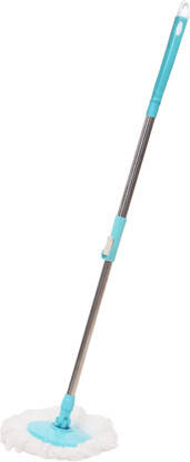 Pranay's Kleanup Ultimate Spin Mop-Rod Set|Wet & Dry Cleaning Mop|Mops Pocha 1 Microfiber Refill Mop