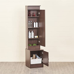 Home Centre Helios Lewis Engineered Wood Dressing Table with Mirror, Walnut, 21 * 12 * 70 inches (Helios-HC DT-02)