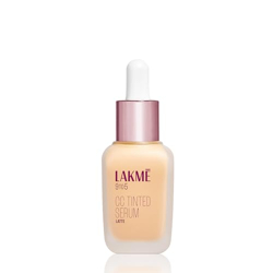 LAKM CC Tinted Dewy Medium Serum with 2% Hyaluronic Acid||Tinted Moisturizer to Brighten Skin|| Conceal Dark Spots|| Latte - 30ml, All