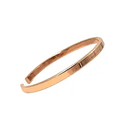 SHINDE EXPORTS Pure Copper Adjustable Kada Bracelet for Men & Women.