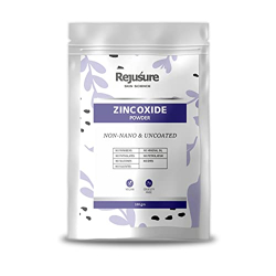 Rejusure Zinc Oxide Powder Improves Skin Texture & Prevent the Skin from Sunburn, Zinc Oxide Powder for Face, Non Nano & Uncoated for DIY  100 gm