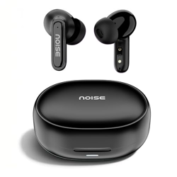 Noise Newly Launched Buds Connect 2 in Ear True Wireless Earbuds with 50H of Playtime, Quad Mic with Enc, in-Ear Detection, Dual Device Pairing, Instacharge(10 Min=120 Min), BT V5.3(Charcoal Black)