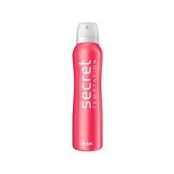 Secret Temptation Women Long Lasting Pink Deodorant Body Spray - 100 g (150 ml)