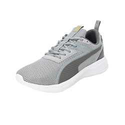 Puma Men, Scorch Runner V2, Cool Mid Gray-Cool Dark Gray-Yellow Sizzle, Sneaker, 11UK, (37998803)