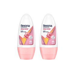 Women Set Of 2 Fresh Rose Underarm Anti-Perspirant Roll-On Deodorant - 50ml Each