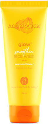 Aqualogica Glow+ Smoothie for Deep Cleansing & Skin Brightening with Vitamin C & Papaya Face Wash(100 ml)