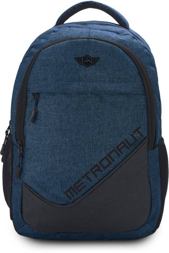 Medium 30 L Laptop Backpack Khadi Textured Hi storage(Blue)