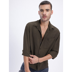Wrinkled Relaxed Fit Shirt