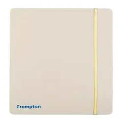 Crompton Mount Air New 6 inch ABS Body Kitchen/Office/Bathroom Exhaust (Ventilation) Fan | Glass, Wall & Ceiling Mount | Silent Operation | 1500 RPM | Superior Air Flow | 2 Year Warranty | Ivory