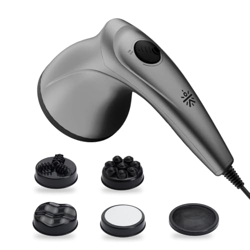 Cult Recover Pro Corded Electric Massager, Variable Speed Settings, Deep Tissue Full Body Hammer Massager,Grey