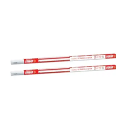 Eveready 20W LED Batten | Ultraslim | Highly Efficient | 100lm/W | Fire Retardant PC Body | Lasts Upto 25000 Hours | Pack of 2 | 4kV Surge Protection | BIS Approved | White, Cool Day Light