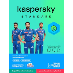 Kaspersky Standard Security 2025 | 1 Device | 1 Year | Email Delivery in 1 Hour
