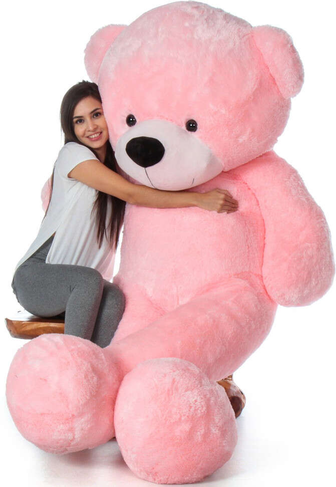 3 Feet Soft Toys Lovable/Huggable  - 90 cm (Pink)