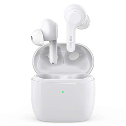Earfun Air Wireless Earbuds, [What Hi-Fi Awards] Bluetooth Earbuds With 4 Mics, Sweatshield Ipx7 Waterproof, Game Mode, Wireless Charging, Deep Bass, Usb-C Fast Charge, 35Hrs, White - In Ear