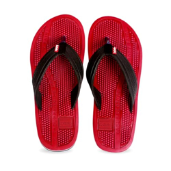 Dr.Ortho Orthopedic Slippers|Acupressure Slippers|Flip-Flops|For Men & Women's Slippers, 6, Red