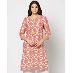 Women Floral Print Straight Kurta