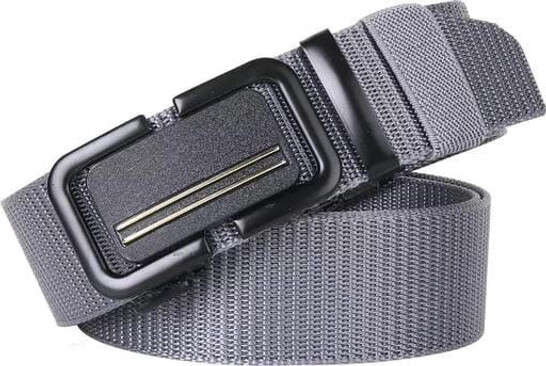 Men Grey Nylon Belt