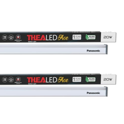 Panasonic 20W Sleek PC LED 20W Tube light for Living Room & Bedroom, Energy Efficient for Home, 6500K Cool Day Light Batten (Pack of 2)