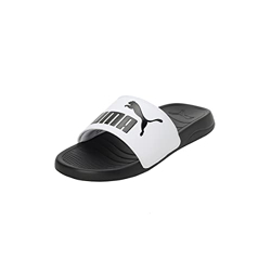 Puma Unisex-Adult Popcat 20 RES Black-White Slide - 6UK (39126208)