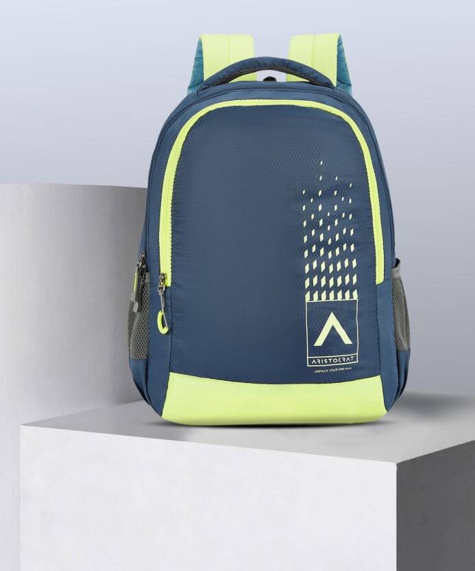 ARISTOCRAT Medium 27 L Backpack Polyester 27L Alps Backpack Navy Blue For Men & Women(Blue)